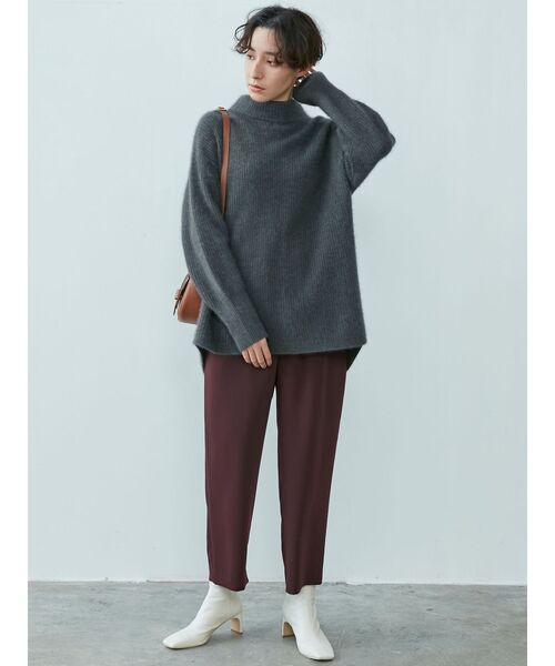 LAGUNAMOON（ラグナムーン）の「【AULENTTI】ラウンドフラップバッグ（ショルダーバッグ・レディース・ブラック/キャメル・FREE）」の5枚目の写真