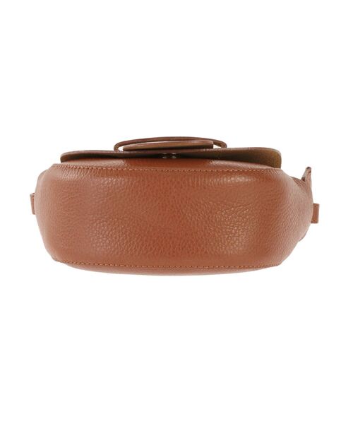 LAGUNAMOON（ラグナムーン）の「【AULENTTI】ラウンドフラップバッグ（ショルダーバッグ・レディース・ブラック/キャメル・FREE）」の13枚目の写真