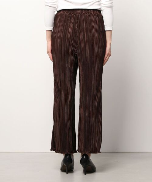 Brownie（ブラウニー）の「Brownie プリーツフレアーパンツ（その他パンツ・レディース・ベージュ/ブラウン/ミント/モカ・FREE）」の5枚目の写真