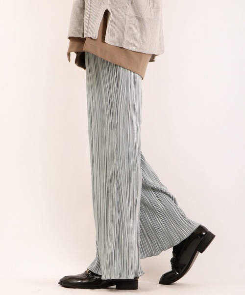 Brownie（ブラウニー）の「Brownie プリーツフレアーパンツ（その他パンツ・レディース・ベージュ/ブラウン/ミント/モカ・FREE）」の19枚目の写真