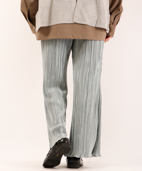 Brownie（ブラウニー）の「Brownie プリーツフレアーパンツ（その他パンツ・レディース・ベージュ/ブラウン/ミント/モカ・FREE）」の20枚目の写真