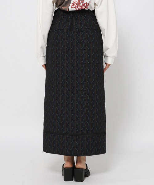 PAGEBOY（ページボーイ）の「ウイングジャガードタイトスカート（スカート・レディース・ブラック/グリーン系その他・SMALL/MEDIUM）」の12枚目の写真