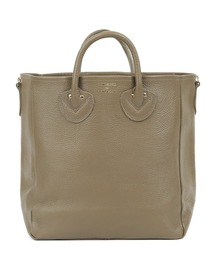 YOUNG & OLSEN/ヤングアンドオルセン EMBOSSED LEATHER D TOTE M シボレザー トートバッグ 2WAYハンドバッグ 秋 秋服 2026年秋冬