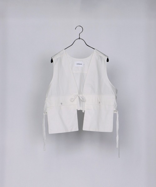 AIMNAIM（エイムネイム）の「CARGO VEST（ベスト・メンズ・オフホワイト/カーキ/ロイヤルブルー・MEDIUM/LARGE）」の12枚目の写真