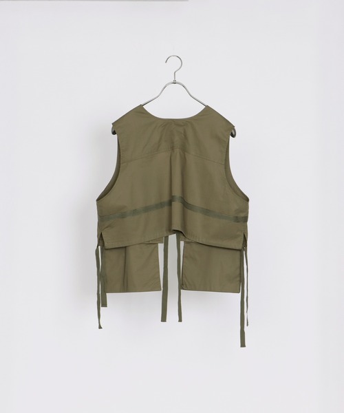 AIMNAIM（エイムネイム）の「CARGO VEST（ベスト・メンズ・オフホワイト/カーキ/ロイヤルブルー・MEDIUM/LARGE）」の14枚目の写真
