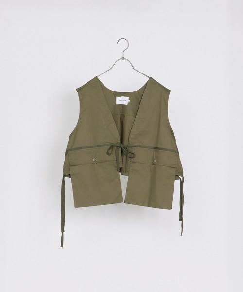 AIMNAIM（エイムネイム）の「CARGO VEST（ベスト・メンズ・オフホワイト/カーキ/ロイヤルブルー・MEDIUM/LARGE）」の16枚目の写真