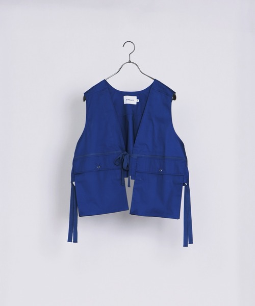 AIMNAIM（エイムネイム）の「CARGO VEST（ベスト・メンズ・オフホワイト/カーキ/ロイヤルブルー・MEDIUM/LARGE）」の18枚目の写真