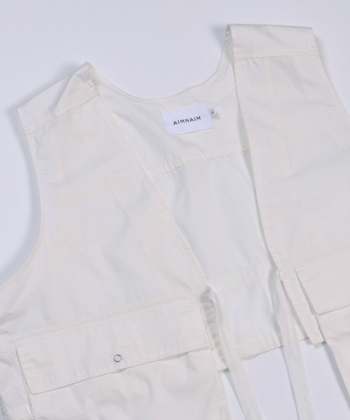 AIMNAIM（エイムネイム）の「CARGO VEST（ベスト・メンズ・オフホワイト/カーキ/ロイヤルブルー・MEDIUM/LARGE）」の20枚目の写真