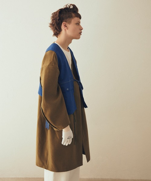 AIMNAIM（エイムネイム）の「CARGO VEST（ベスト・メンズ・オフホワイト/カーキ/ロイヤルブルー・MEDIUM/LARGE）」の9枚目の写真