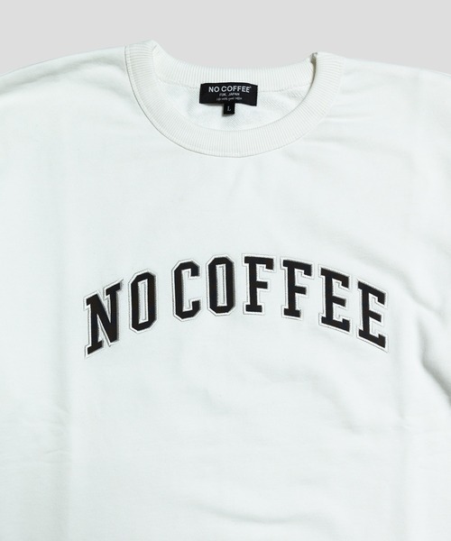 NO COFFEE(ノーコーヒー)の「アーチロゴ クルーネックスウェット(Tシャツ/カットソー・メンズ・ホワイト/ブラック・X-LARGE/MEDIUM/LARGE)」の3枚目の写真