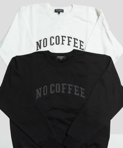 NO COFFEE(ノーコーヒー)の「アーチロゴ クルーネックスウェット(Tシャツ/カットソー・メンズ・ホワイト/ブラック・X-LARGE/MEDIUM/LARGE)」の8枚目の写真
