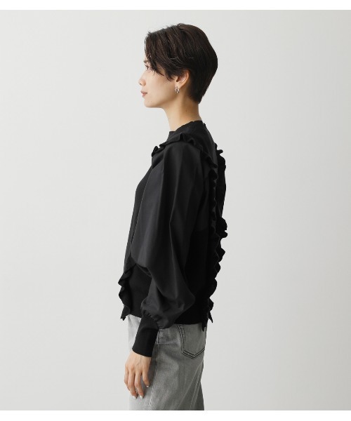 FRILL KNIT PULLOVER/フリルニットプルオーバー（ニット/セーター