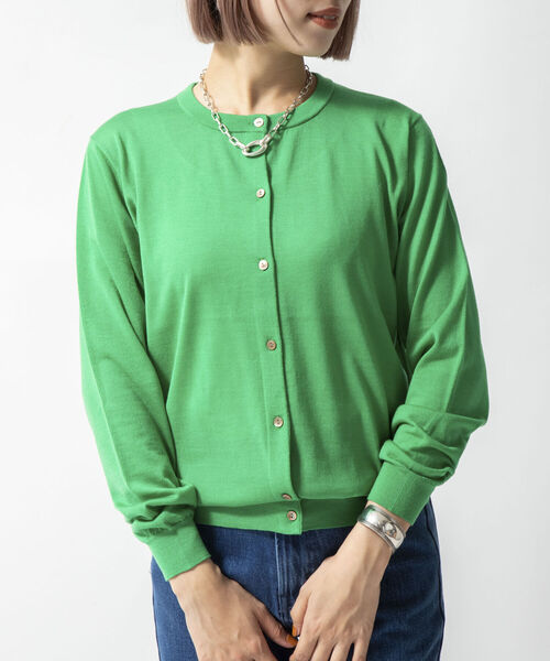 ベーシッククルーネックカーディガン