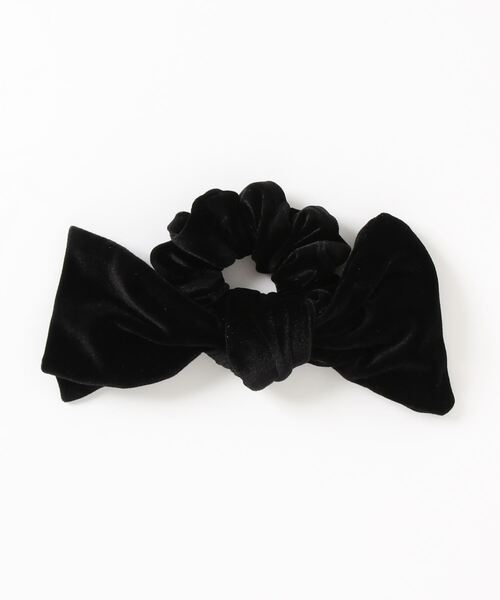 Loueme(ルエム)の「ベロアリボンシュシュ(シュシュ・レディース・ブラック/ブラウン/カーキ・FREE)」の4枚目の写真