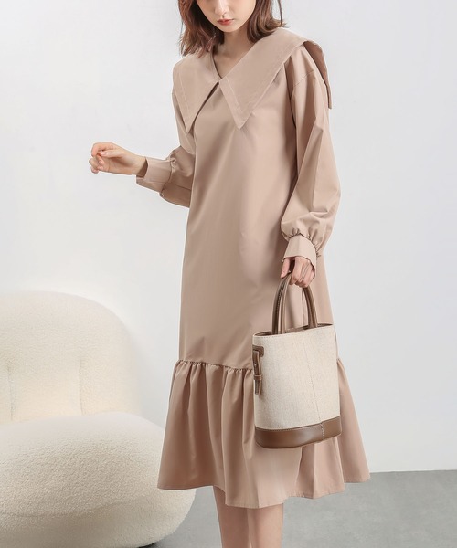 MAISON DE THERESE(メゾン ド テレーズ)の「ワンピース(ワンピース・レディース・ブラック/ベージュ・LARGE/MEDIUM)」の5枚目の写真