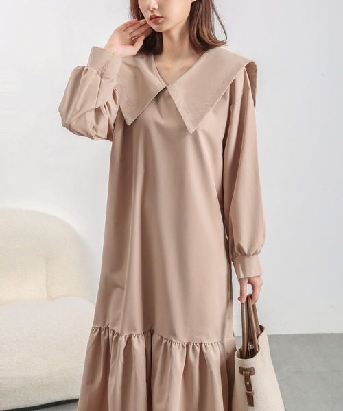 MAISON DE THERESE(メゾン ド テレーズ)の「ワンピース(ワンピース・レディース・ブラック/ベージュ・LARGE/MEDIUM)」の7枚目の写真