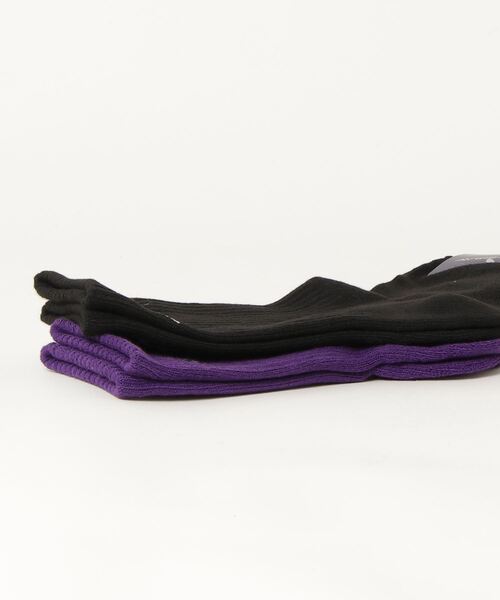AVIREX(アヴィレックス)の「BARCODE RIB SOCKS/ バーコードリブソックス(ソックス/靴下・レディース・オレンジ/パープル・FREE)」の5枚目の写真