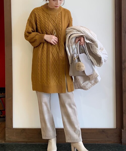 DRESKIP(ドレスキップ)の「◆ベルト付チェックストレ-トパンツ(その他パンツ・レディース・ブラック/ダークブラウン/ライトベージュ・02/03/04)」の11枚目の写真