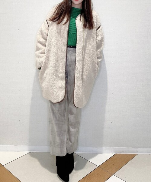 DRESKIP(ドレスキップ)の「◆ベルト付チェックストレ-トパンツ(その他パンツ・レディース・ブラック/ダークブラウン/ライトベージュ・02/03/04)」の13枚目の写真