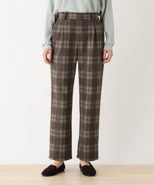 DRESKIP(ドレスキップ)の「◆ベルト付チェックストレ-トパンツ(その他パンツ・レディース・ブラック/ダークブラウン/ライトベージュ・02/03/04)」の19枚目の写真
