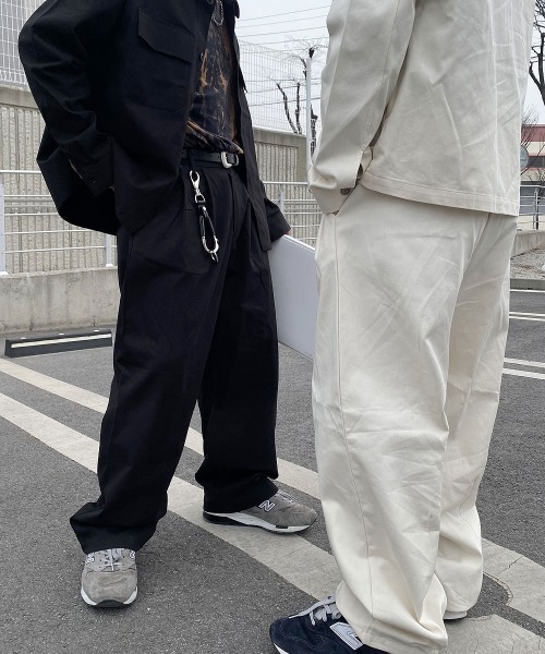 HOLY IN CODE（ホーリーインコード）の「HOLY IN CODE 繧ｳ繝・ヨ繝ｳ繝医Λ繝・き繝ｼ繧ｸ繝｣繧ｱ繝・ヨ（ブルゾン・メンズ・ブラック/アイボリー・FREE）」の5枚目の写真