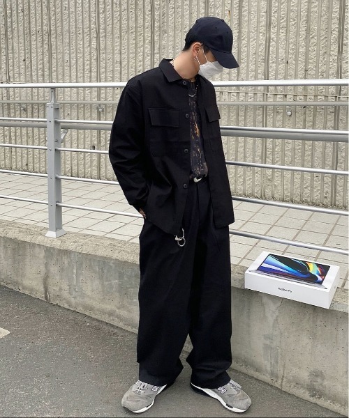 HOLY IN CODE（ホーリーインコード）の「HOLY IN CODE 繧ｳ繝・ヨ繝ｳ繝医Λ繝・き繝ｼ繧ｸ繝｣繧ｱ繝・ヨ（ブルゾン・メンズ・ブラック/アイボリー・FREE）」の9枚目の写真