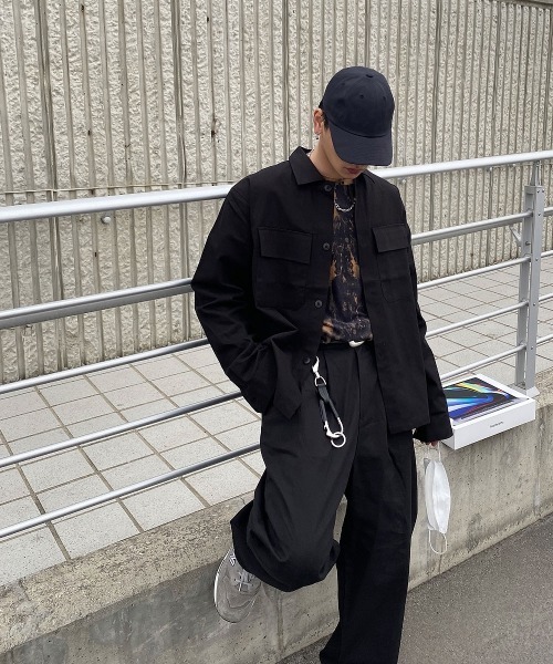 HOLY IN CODE（ホーリーインコード）の「HOLY IN CODE 繧ｳ繝・ヨ繝ｳ繝医Λ繝・き繝ｼ繧ｸ繝｣繧ｱ繝・ヨ（ブルゾン・メンズ・ブラック/アイボリー・FREE）」の10枚目の写真