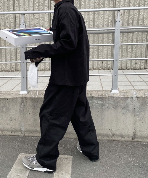 HOLY IN CODE（ホーリーインコード）の「HOLY IN CODE 繧ｳ繝・ヨ繝ｳ繝医Λ繝・き繝ｼ繧ｸ繝｣繧ｱ繝・ヨ（ブルゾン・メンズ・ブラック/アイボリー・FREE）」の17枚目の写真