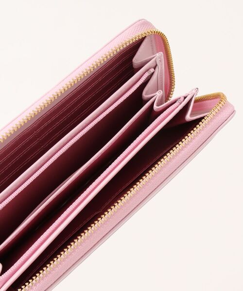 TOCCA 長財布 ラウンドジップ リボン ピンク TOCCA 長財布 ラウンドジップ リボン ピンク