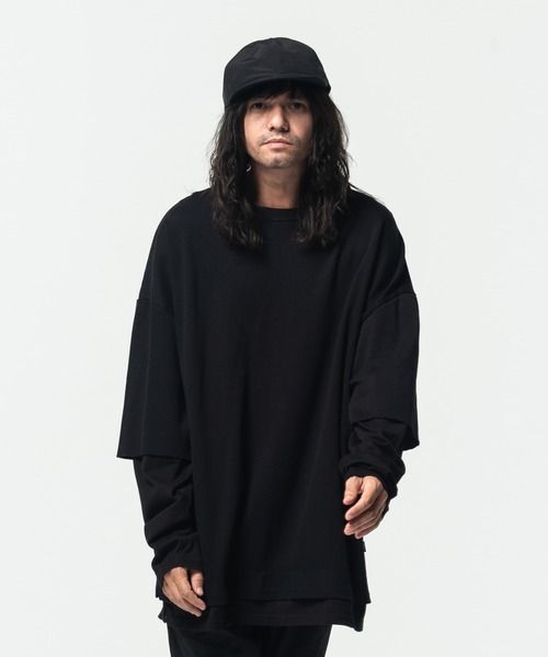 【未使用品】 FACETASM　フェイク レイヤード カットソー　サーマル glamb（グラム）の「Oversized Fake Layered CS / オーバー