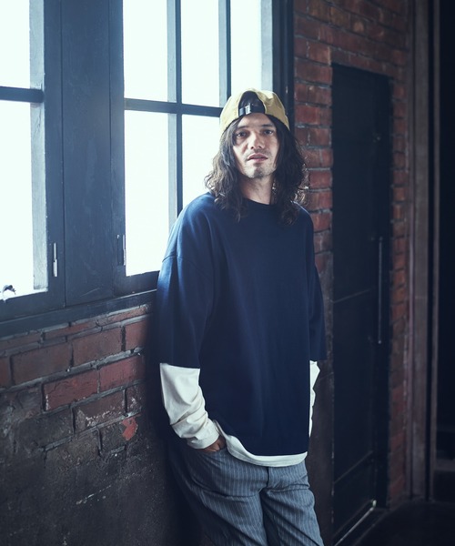 新品 glamb ダメージレイヤードカットソー M オーバーサイズ タグ付き 新品 glamb ダメージレイヤードカットソー M オーバーサイズ タグ付き