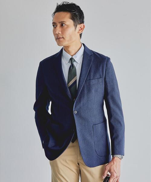 WORK TRIP OUTFITS GREEN LABEL RELAXING（ワークトリップアウトフィッツグリーンレーベル リラクシング）の「WTOチェックトリコットスリムボタンダウン シャツ -イージーアイロン・吸水速乾・抗菌・ストレッチ-（ビジネスシャツ・メンズ・ライム/ライトグレー・L/XL/M/S）」の11枚目の写真