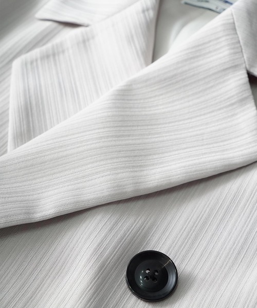 SHAREEF（シャリーフ）の「SLEEVE LESS COAT（チェスターコート・メンズ・ホワイト系その他/ブラック・1/2）」の14枚目の写真