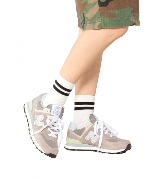 NEW BALANCE（ニューバランス）の「◆[ニューバランス]new balance ML574 トーンカラー スニーカー ◆（スニーカー・レディース・ロイヤルブルー/ワイン/ライトグレー/ネイビー・23cm/22.5cm/25cm/24.5cm/23.5cm/24cm）」の8枚目の写真