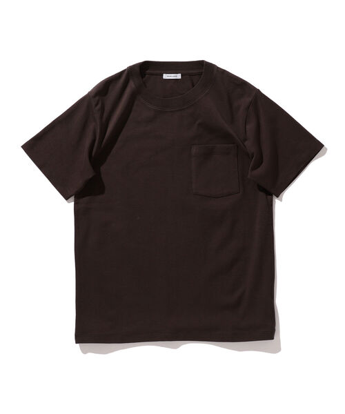 BEAMS LIGHTS(ビームスライツ)の「【WEB限定】BEAMS LIGHTS / ギザコットン スプレンダーツイスト スリム クルー Tシャツ(Tシャツ/カットソー・メンズ・ホワイト/チャコールグレー/ネイビー・SMALL/MEDIUM/LARGE/X-LARGE)」の3枚目の写真