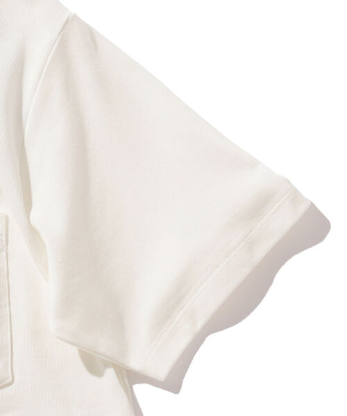 BEAMS LIGHTS(ビームスライツ)の「【WEB限定】BEAMS LIGHTS / ギザコットン スプレンダーツイスト スリム クルー Tシャツ(Tシャツ/カットソー・メンズ・ホワイト/チャコールグレー/ネイビー・SMALL/MEDIUM/LARGE/X-LARGE)」の5枚目の写真