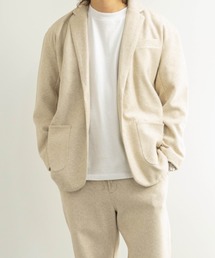 フェイクウール ワイドテーラードジャケット