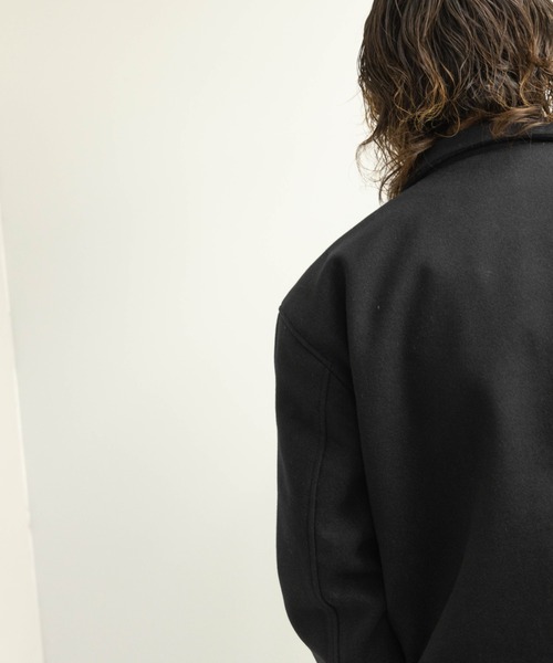 NYLAUS(ナイラス)の「フェイクウール ワイドテーラードジャケット(テーラードジャケット・メンズ・ブラック/オートミール/パープル系/ベージュ系・M/L/LL)」の20枚目の写真