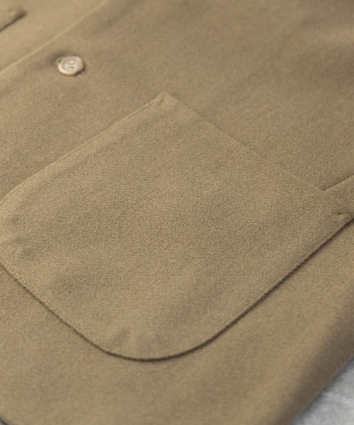 NYLAUS(ナイラス)の「フェイクウール ワイドテーラードジャケット(テーラードジャケット・メンズ・ブラック/オートミール/パープル系/ベージュ系・M/L/LL)」の21枚目の写真