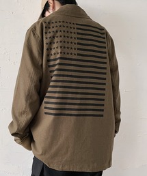 MGV（エムジーヴィー）の「カラー綿麻コーチジャケット（ブルゾン）」