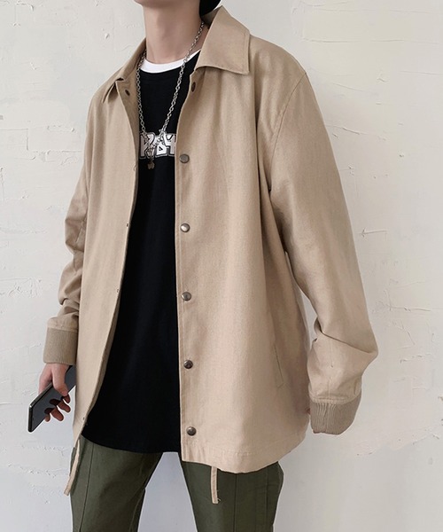 KAVU メトウジャケット methow jacket コーチタイプジャケット KAVU | カブー Begin別注 アクセントが効いた中綿入りメトウ