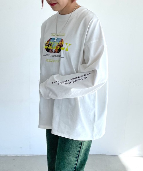 PAGEBOY（ページボーイ）の「メキシカンアートロンT（Tシャツ/カットソー・レディース・ブラック/オフホワイト・FREE）」の5枚目の写真