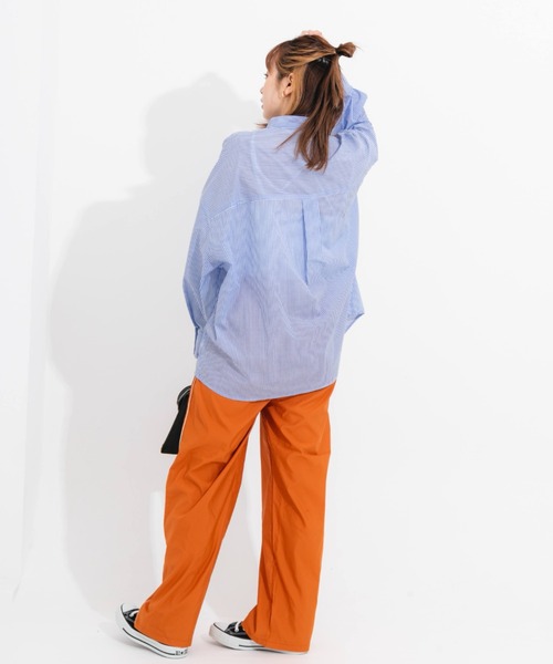 nemne store（ネンネストア）の「サイドラインタック入りナイロンパンツ（その他パンツ・レディース・アイボリー/オレンジ・フリー）」の14枚目の写真