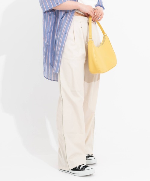 nemne store（ネンネストア）の「サイドラインタック入りナイロンパンツ（その他パンツ・レディース・アイボリー/オレンジ・フリー）」の21枚目の写真