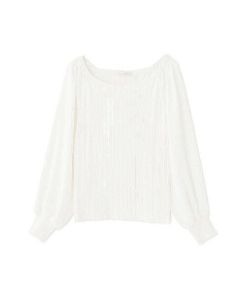 PROPORTION BODY DRESSING（プロポーションボディドレッシング）の「異素材ボリュームスリーブニット / 1212170109（ニット/セーター・レディース・ホワイト/ピンク/イエロー・FREE）」の4枚目の写真