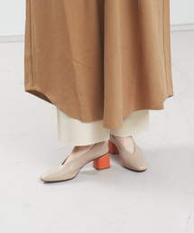 PICHE ABAHOUSE | カラーヒールソフトパンプス(パンプス)