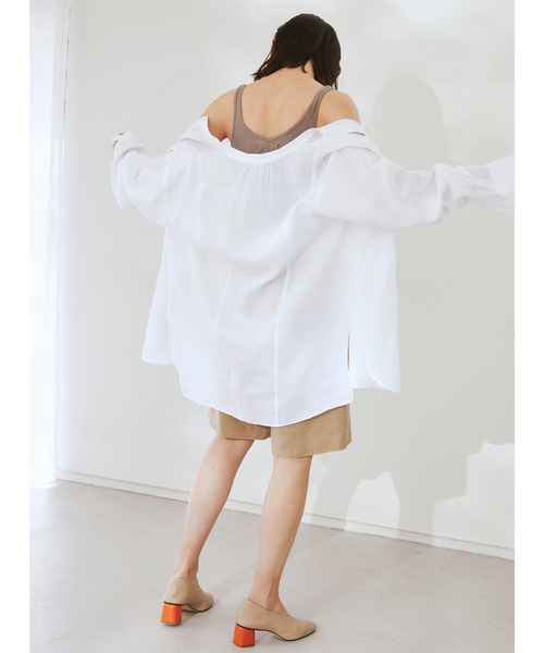 PICHE ABAHOUSE（ピシェ アバハウス）の「カラーヒールソフトパンプス（パンプス・レディース・ブラック/オフホワイト/ベージュ/マスタード・34/35/36/37/38/39/40）」の16枚目の写真