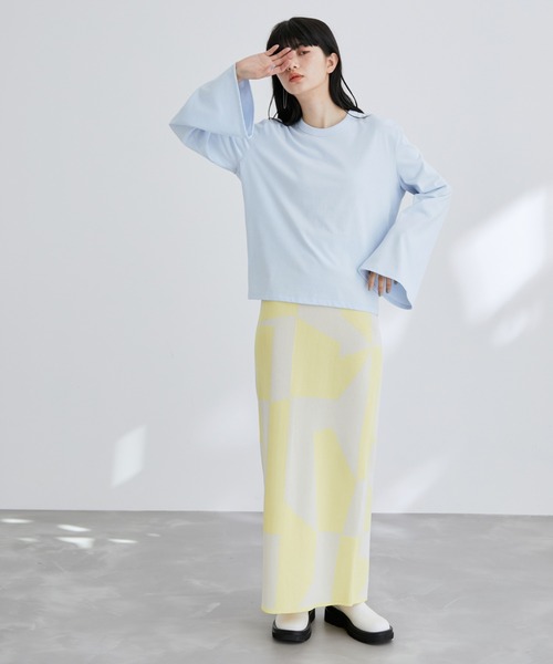 ADAM ET ROPE'（アダムエロペ）の「ラッパスリーブロンT（Tシャツ