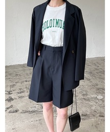 LIAN | テーラードジャケット＆ハーフパンツ　セットアップ(テーラードジャケット)