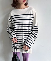 feepur | バスクボーダービッグロンT(Tシャツ/カットソー)